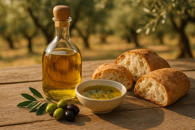 Olive Oil, Not Butter, on Bread in Southern Europe