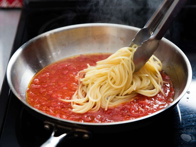 Finish the Pasta in the Sauce