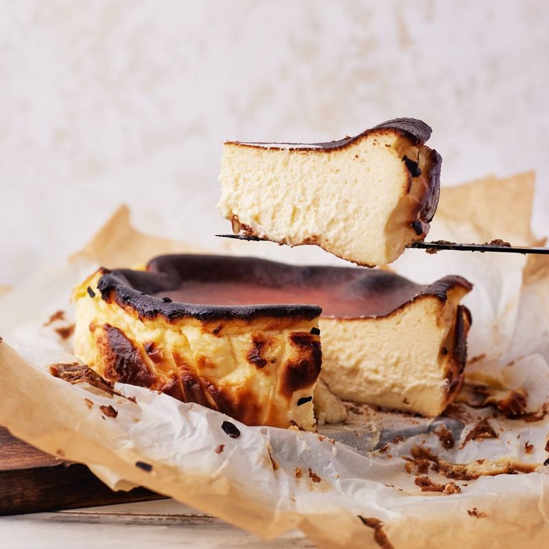 Basque Burnt Cheesecake (Spain)