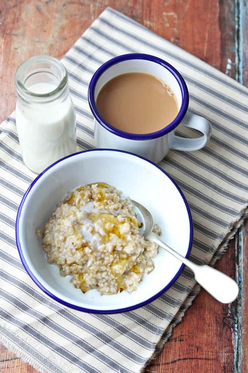 Cooking Porridge Every Morning in Winter
