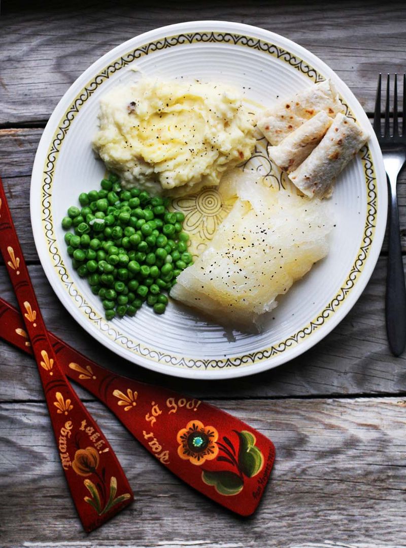 Lutefisk (Lye-Soaked Fish)