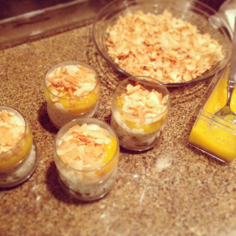 Toasted Coconut and Lime Tapioca Pudding