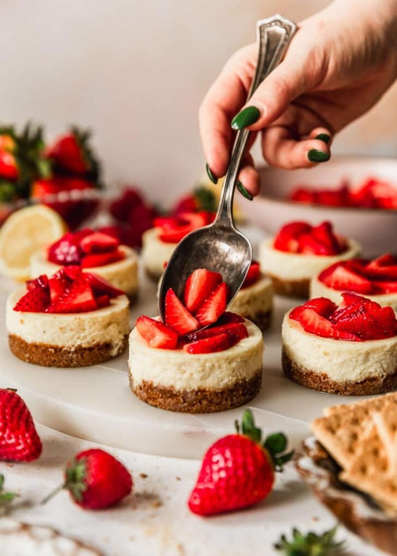 Strawberry Cheesecake Bites