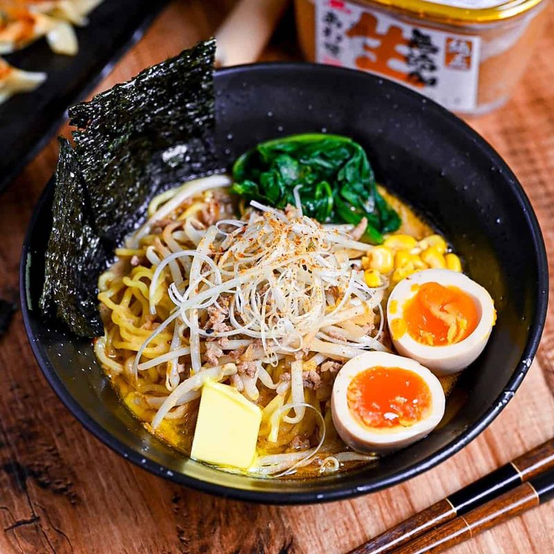 Ramen Noodle Miso Soup