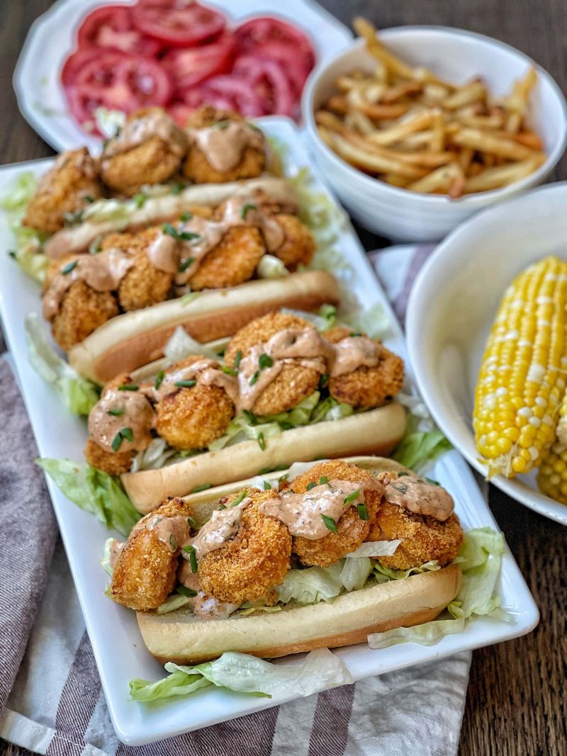 Shrimp and Coleslaw Po' Boy Lite