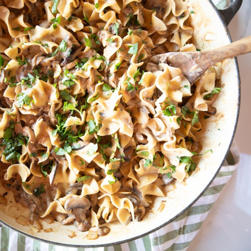 Mushroom Stroganoff
