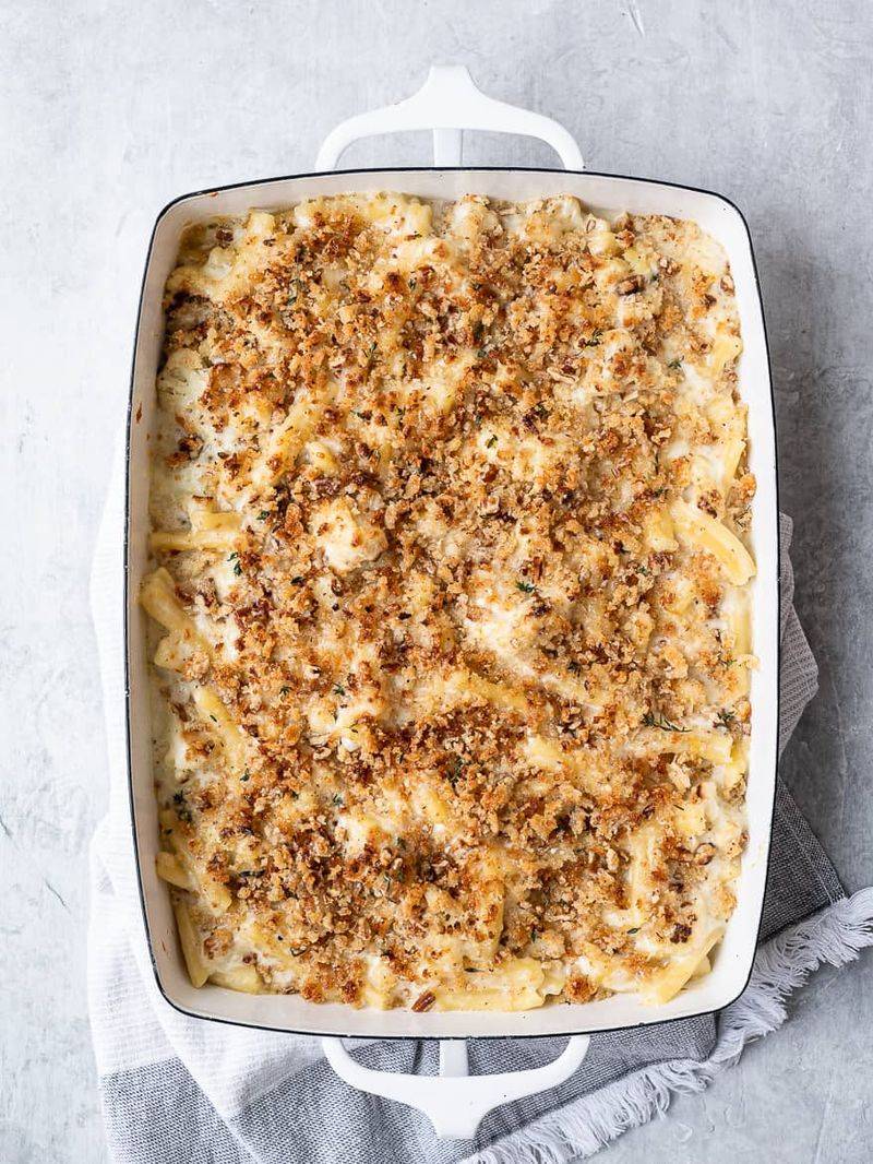 Cauliflower Mac and Cheese Casserole