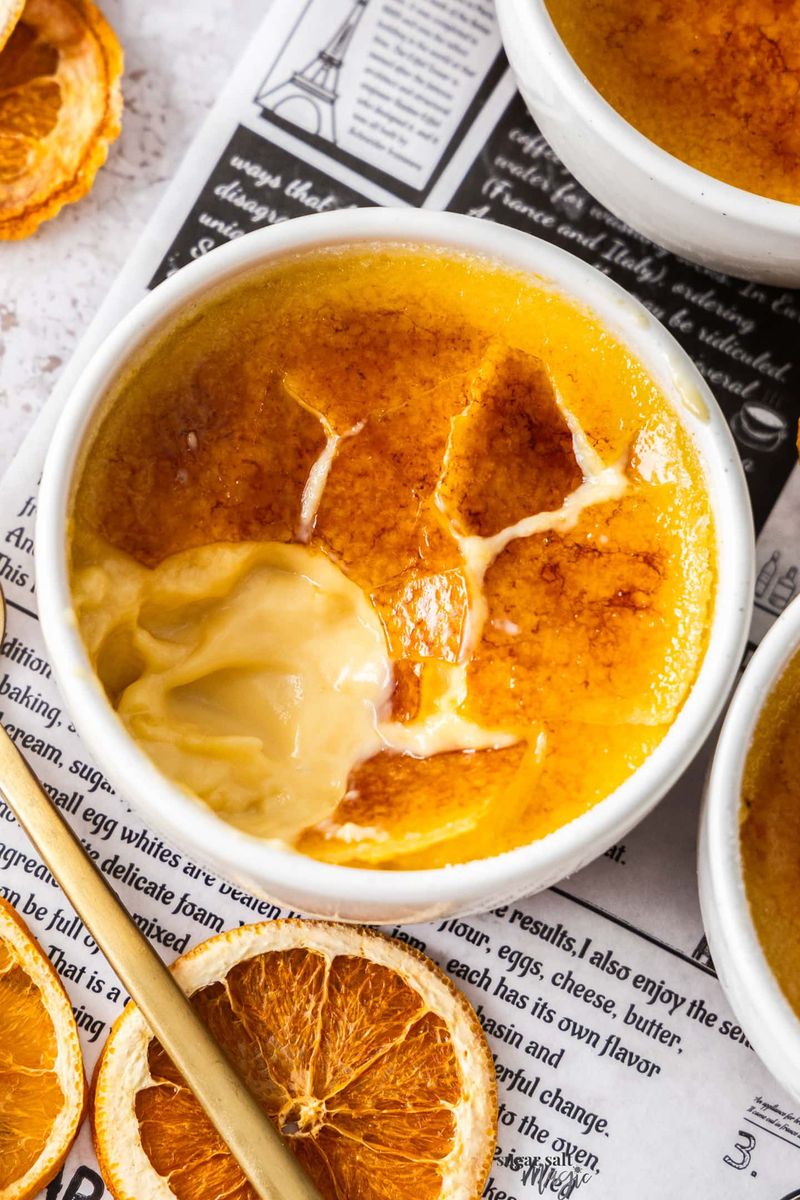 Burnt Orange Creme Brulee