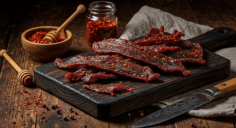 Cold Brew and Spicy Mango Jerky