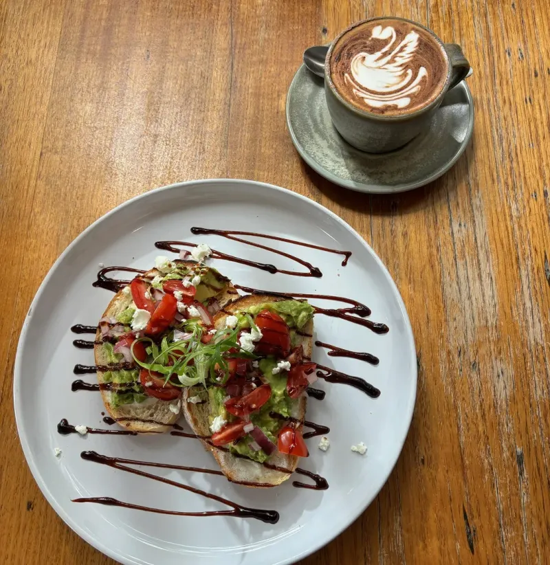 Cappuccino and Sun-Dried Tomato Bruschetta