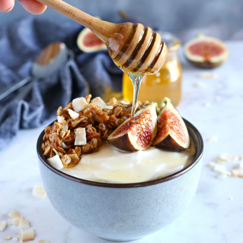 Greek Yogurt and Honey Breakfast Bowl