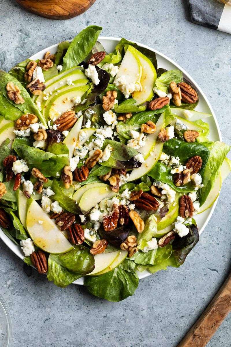 Pear, Walnut, and Gorgonzola Salad