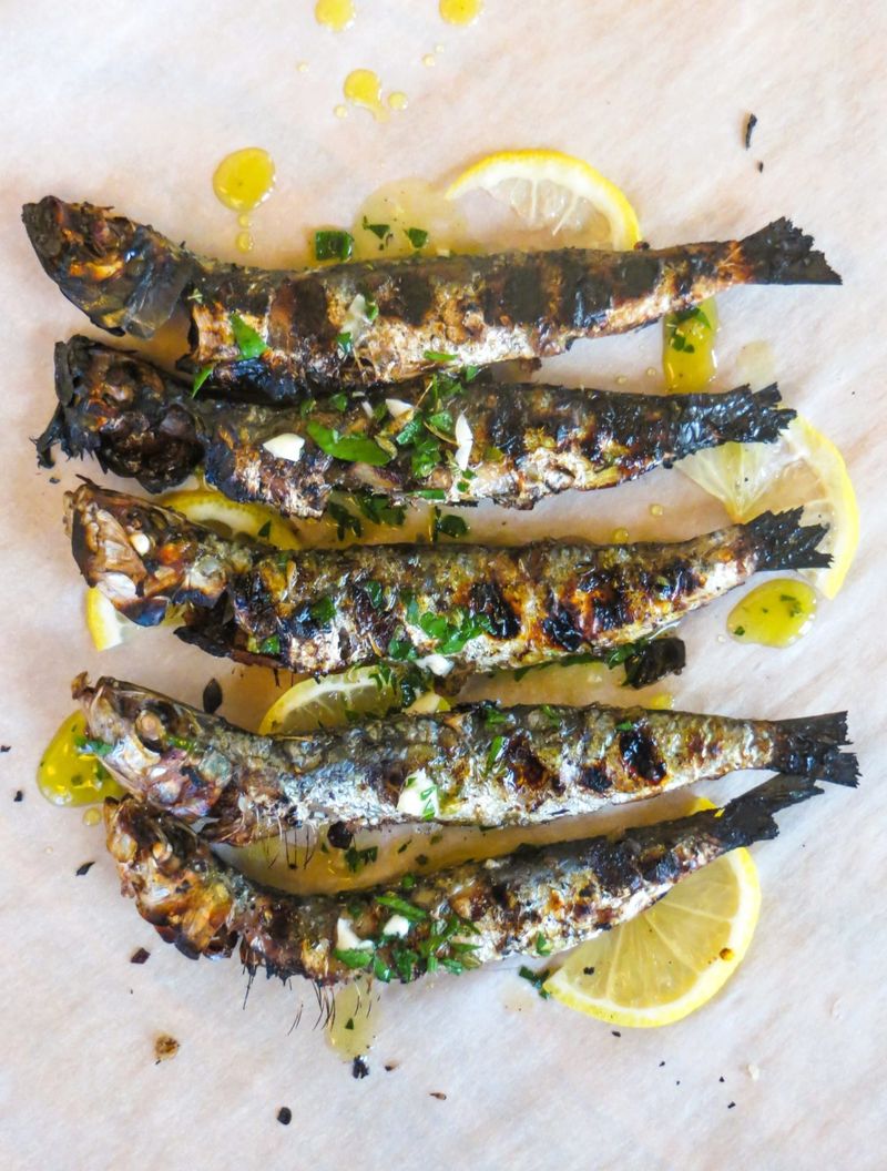 Grilled Whole Sardines