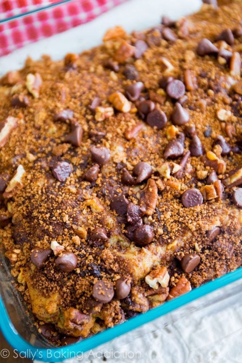 Banana and Chocolate Crumble