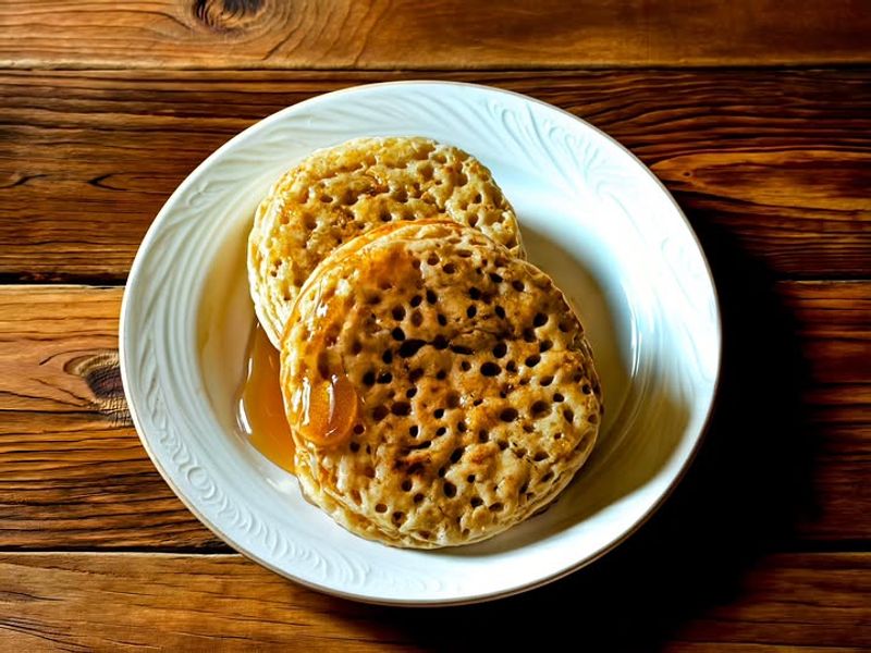 Crumpets with Butter