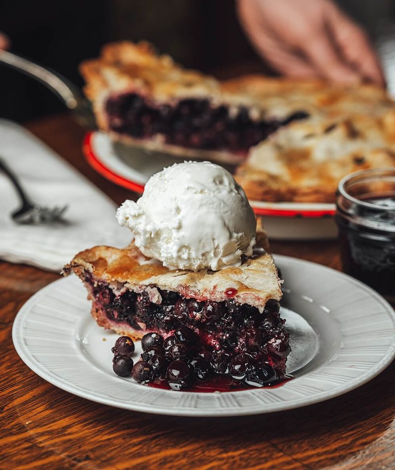Saskatoon Berry Pie