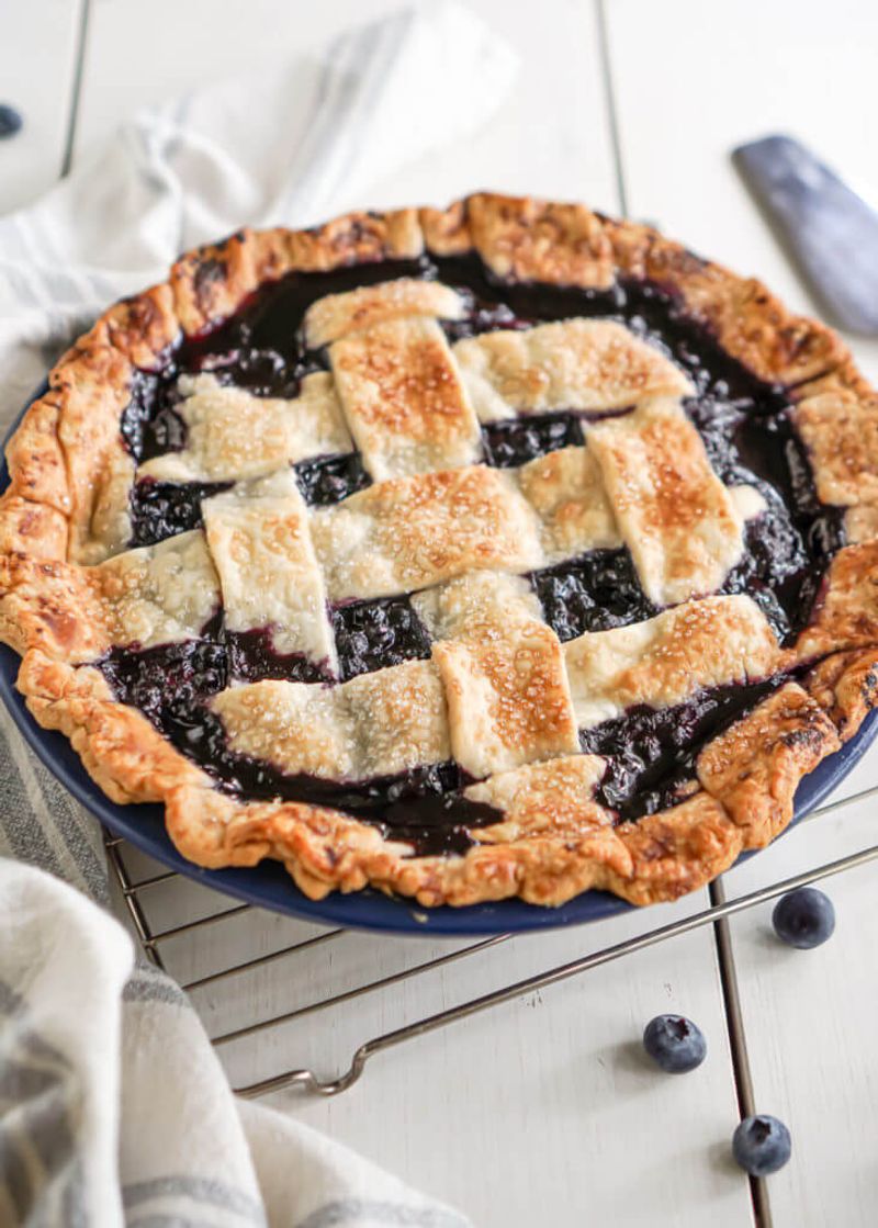 Rustic Blueberry Pie
