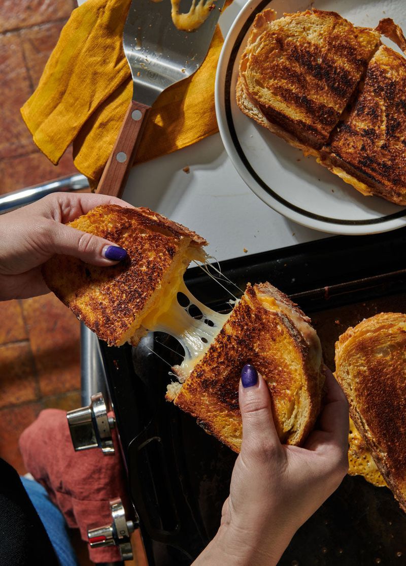 Campfire Grilled Cheese Sandwich