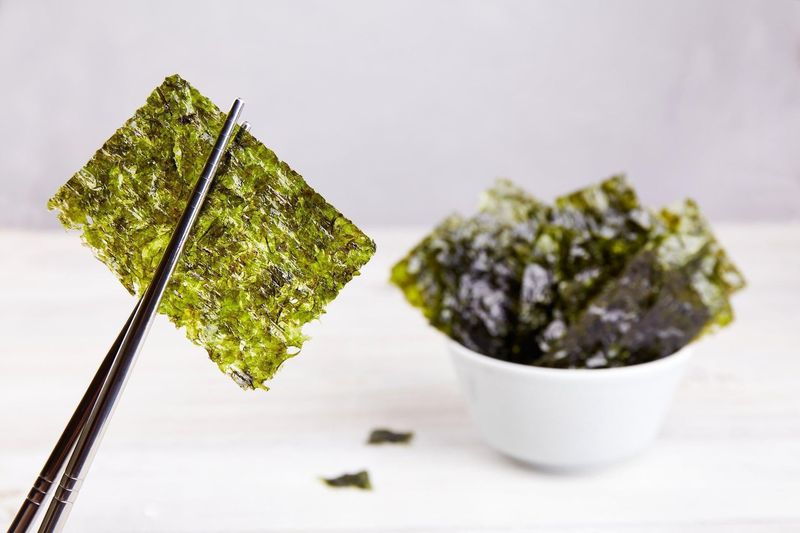 Pour-Over Coffee and Roasted Seaweed Snacks