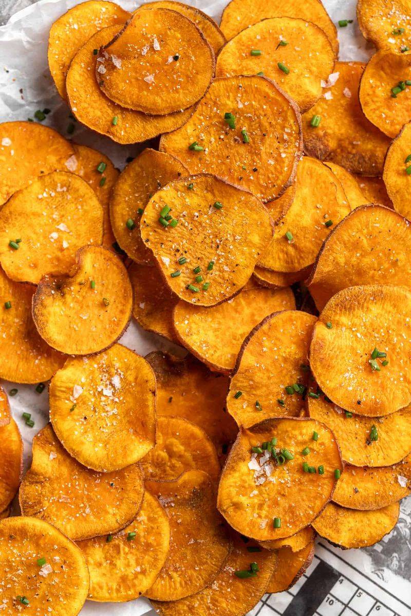Baked Sweet Potato Chips