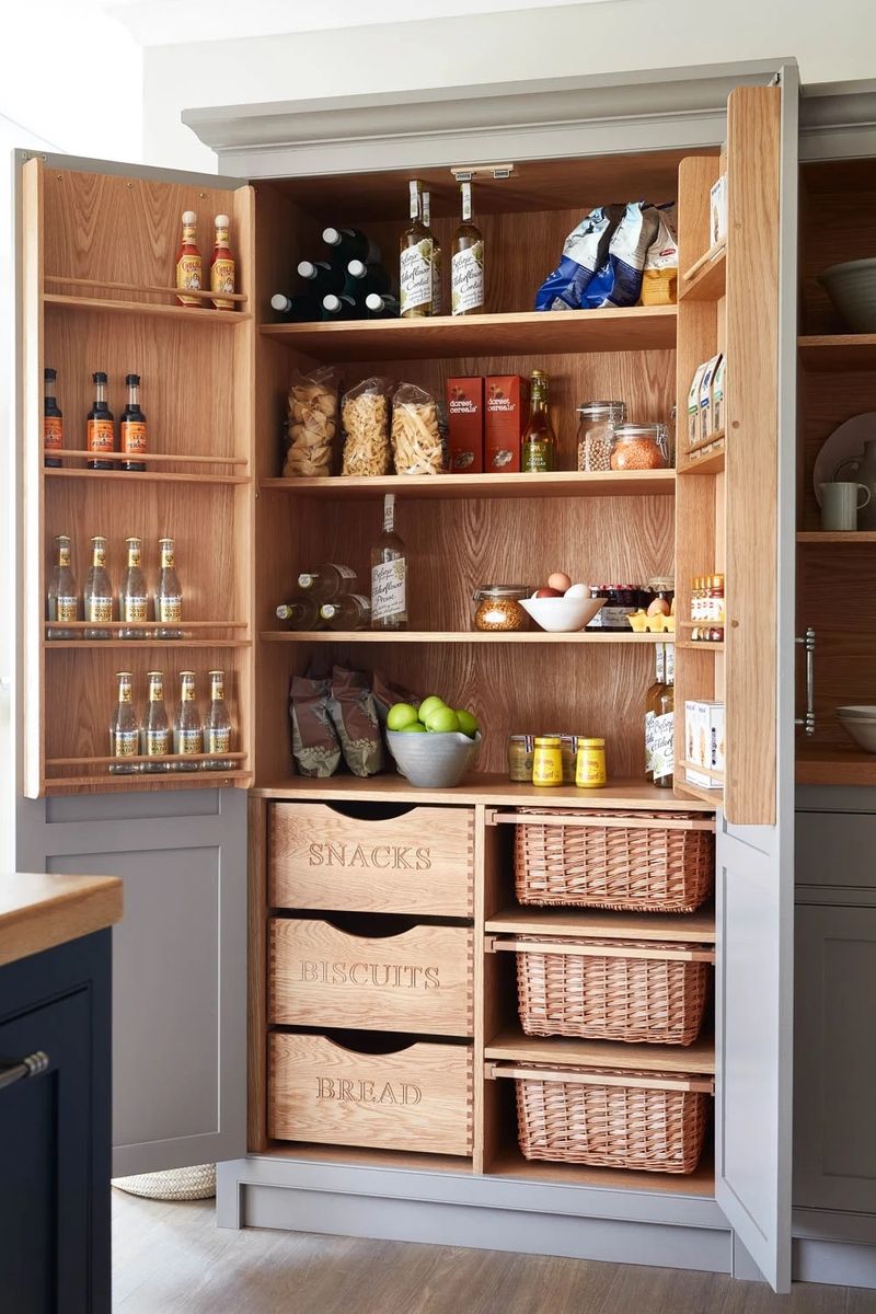 Storing Food in a Larder or Pantry System