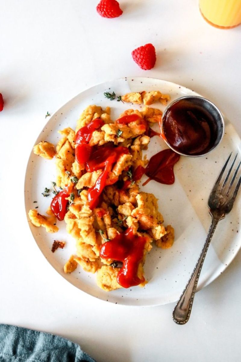 Ketchup on Scrambled Eggs