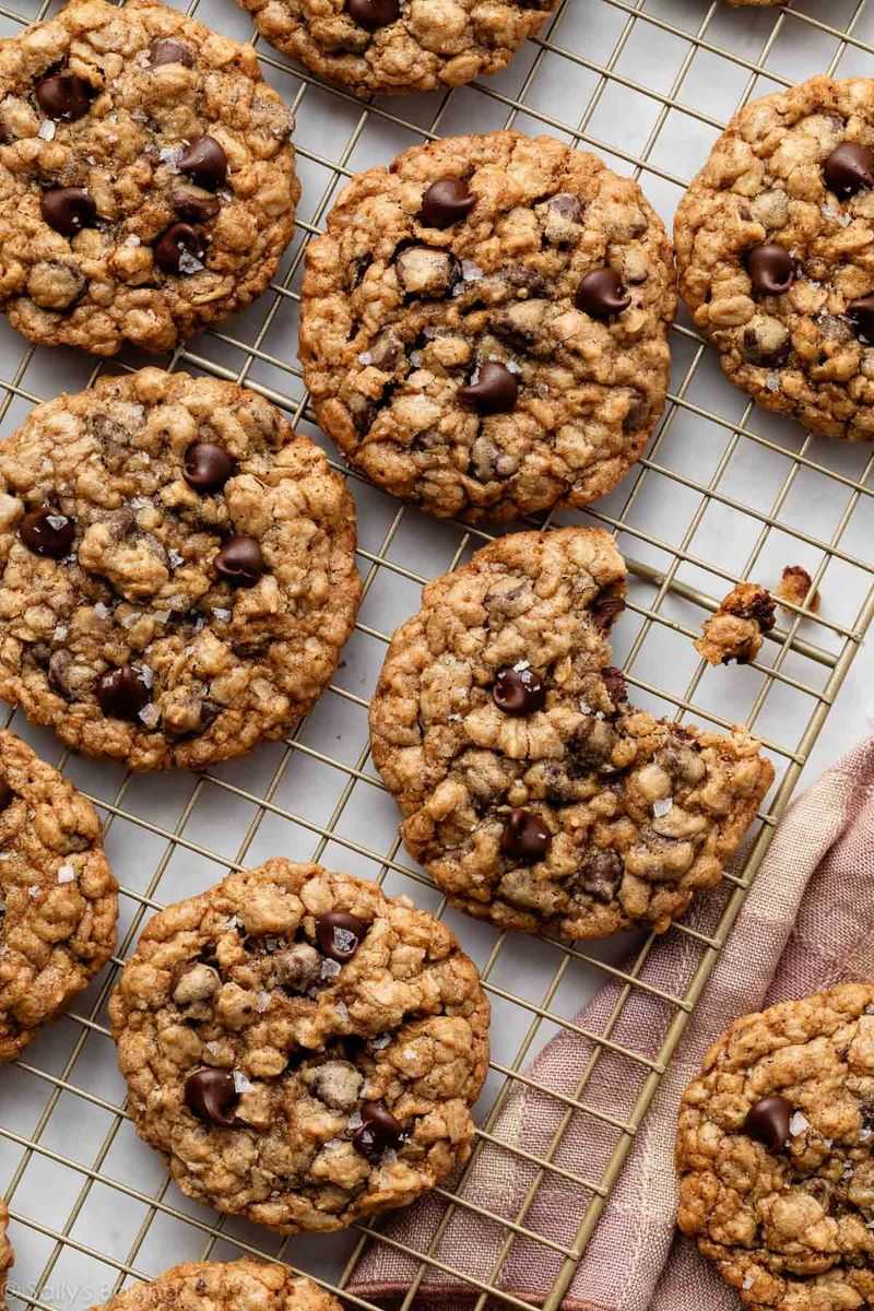 Oatmeal Chocolate Chip Cookies With No Mixer Needed