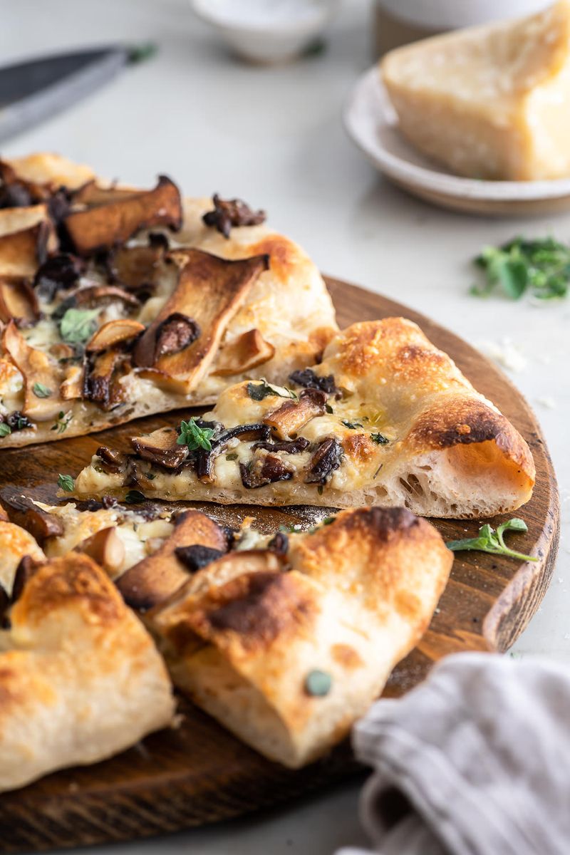 Truffle Oil and Mushrooms
