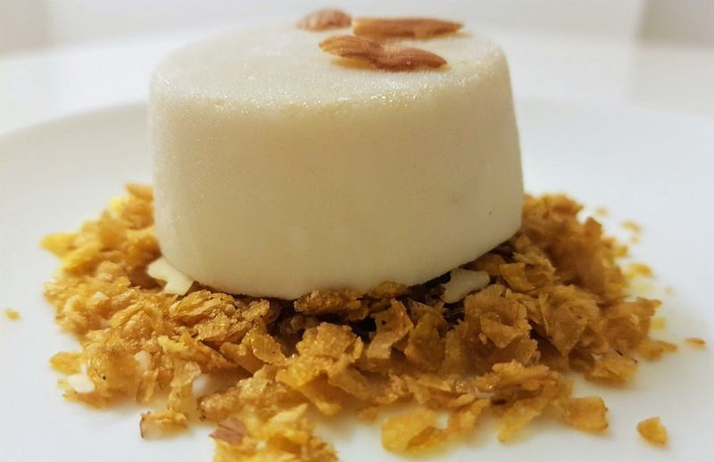 Cereal Milk Panna Cotta