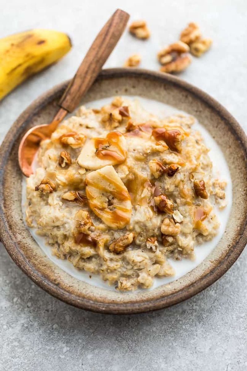 Oatmeal with Mashed Banana