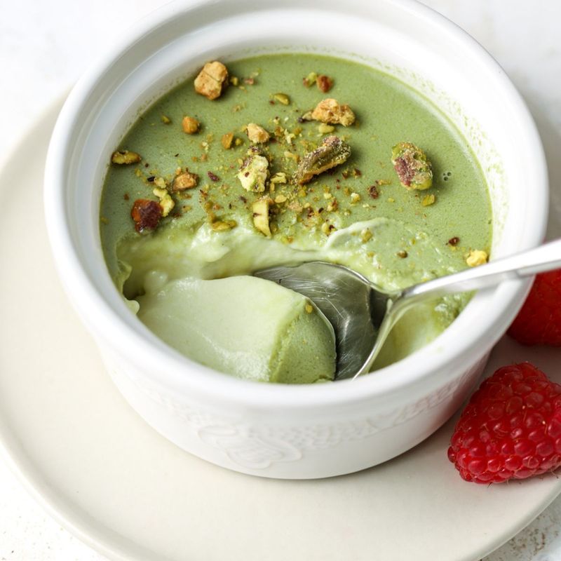 Cardamom and Pistachio Panna Cotta