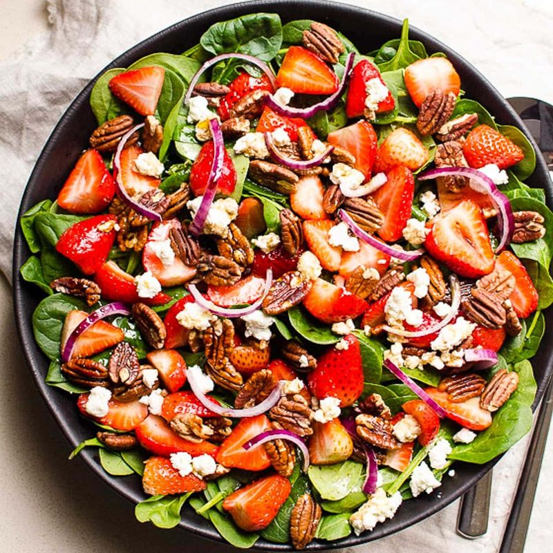 Strawberry Spinach Salad