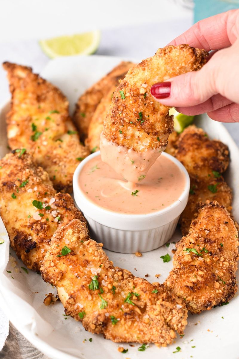 Keto Air-Fryer Chicken Tenders