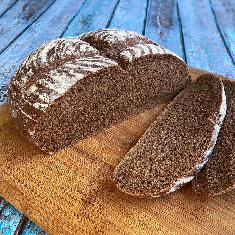 Dark Rye Caraway Bread