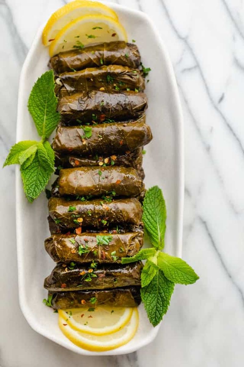Stuffed Grape Leaves (Warak Dawali)