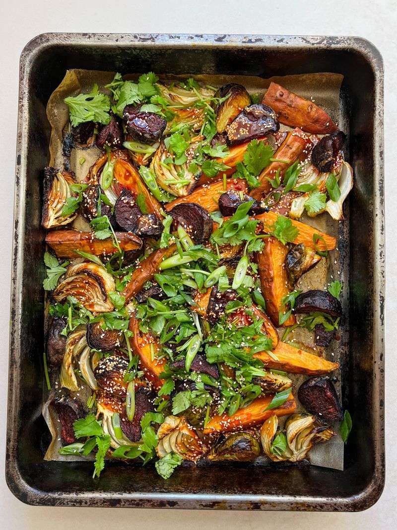 Gochujang Roasted Vegetables