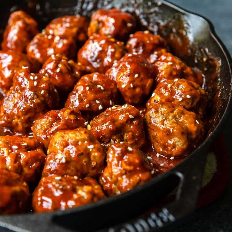 Gochujang Meatballs