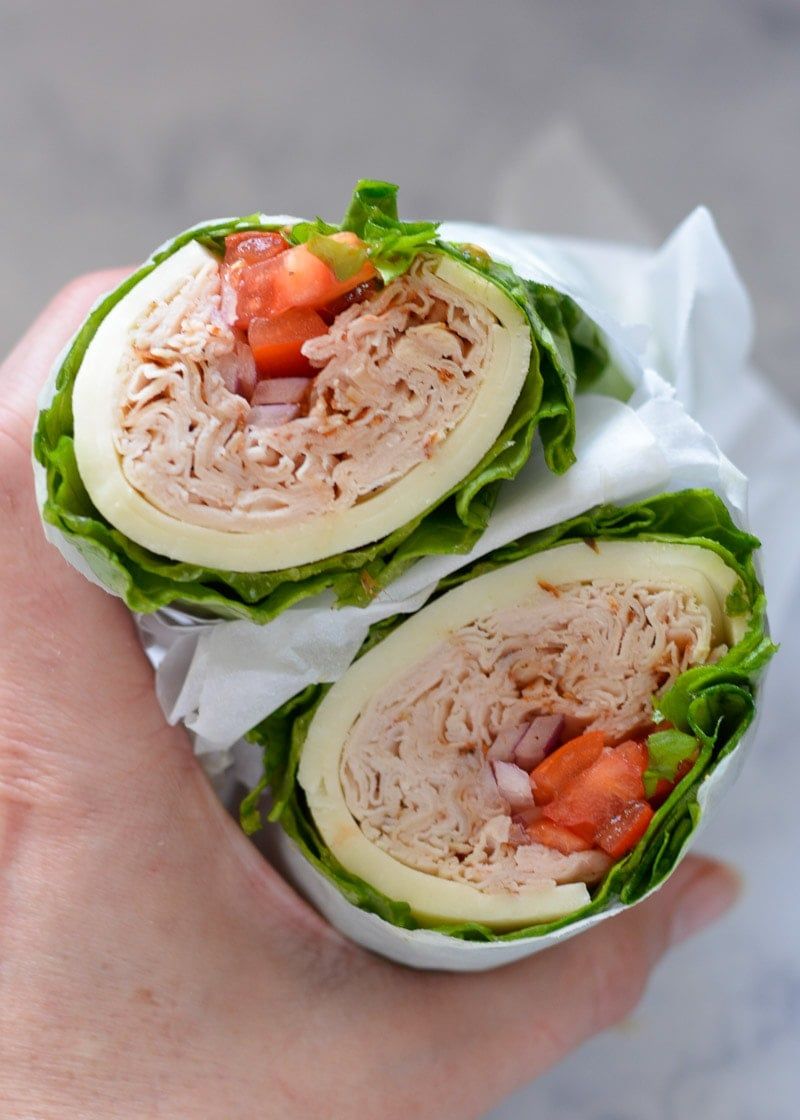 Turkey and Lettuce Wraps