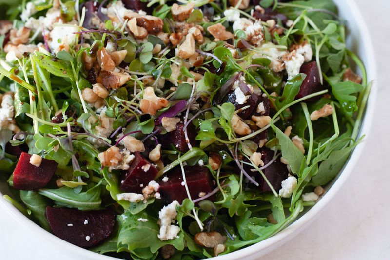 Roasted Beet and Goat Cheese Salad