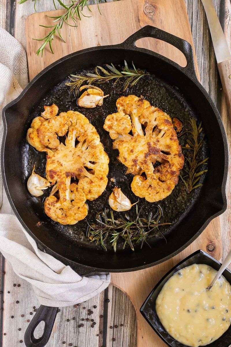 Turn Cauliflower Into Crispy Steaks
