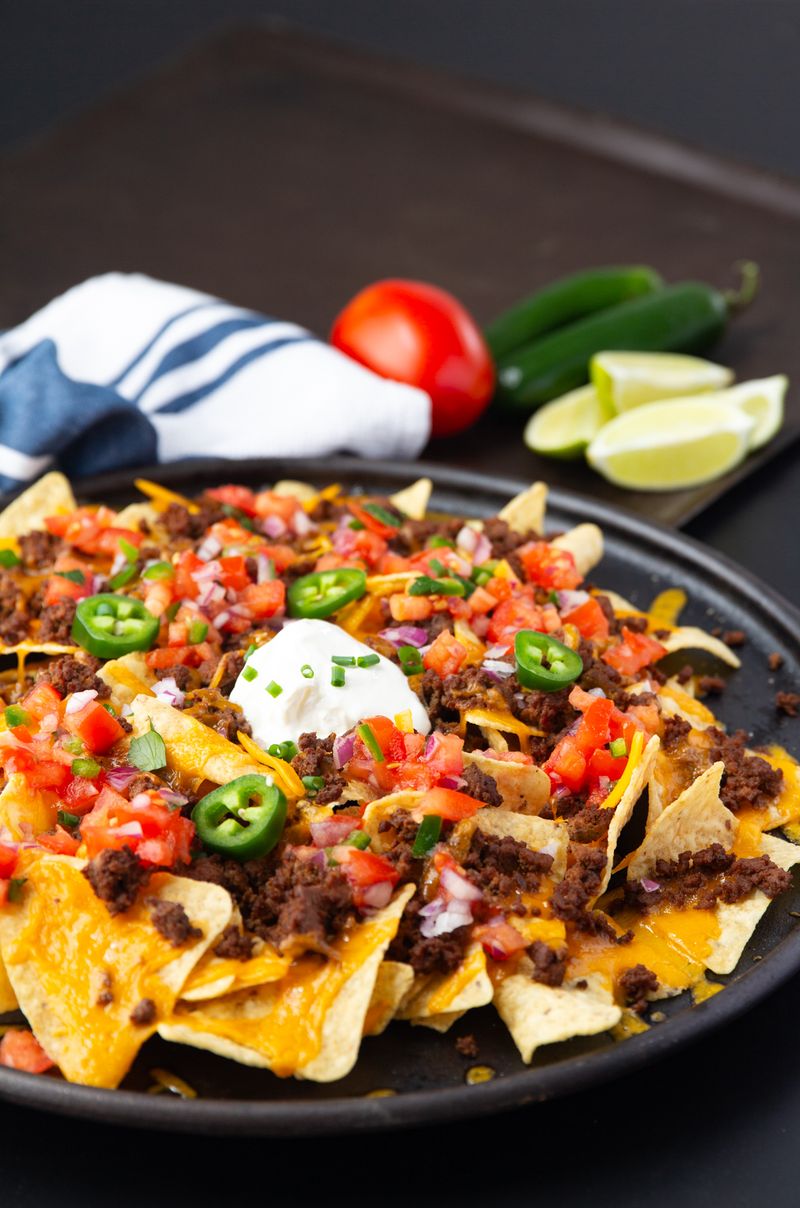 Nachos with Melted Cheese
