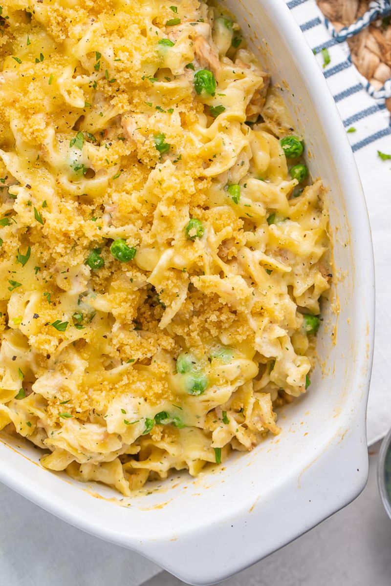 Tuna Noodle Casserole From Pantry Staples