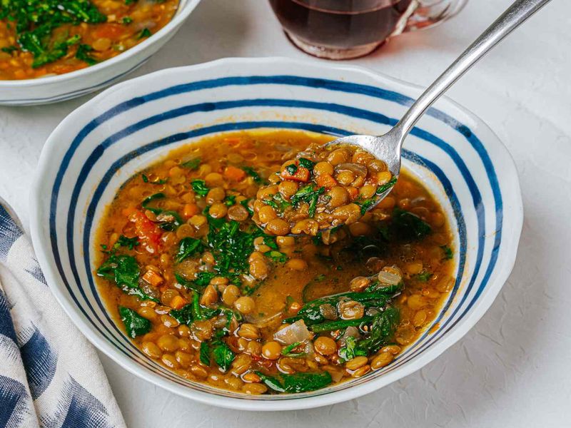 Lentil and Spinach Soup