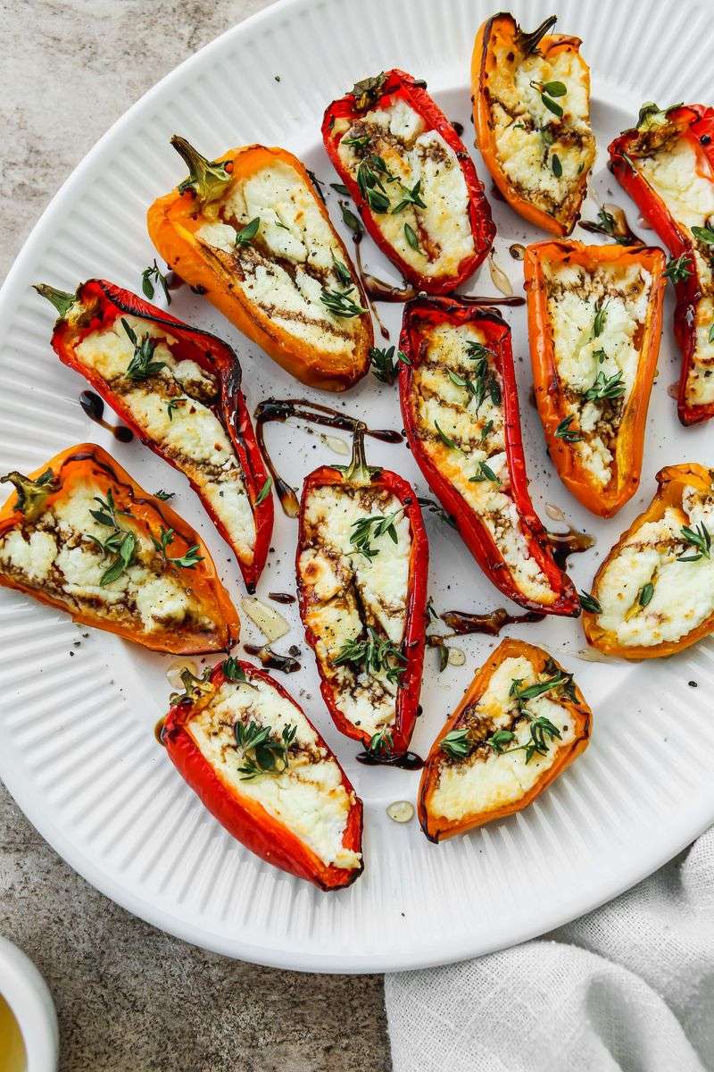 Lemon Ricotta Stuffed Peppers