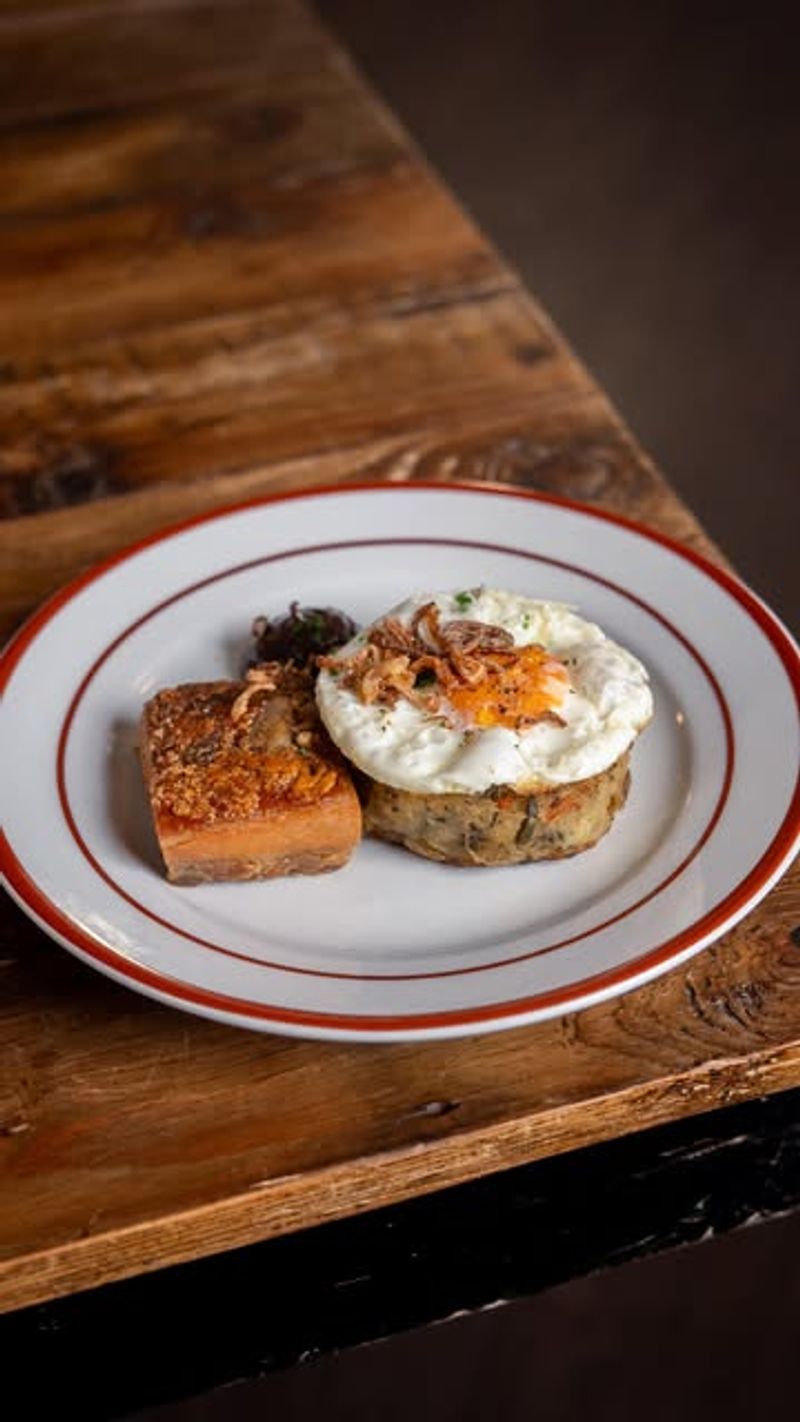 Pork Belly With Crispy Potato Cakes