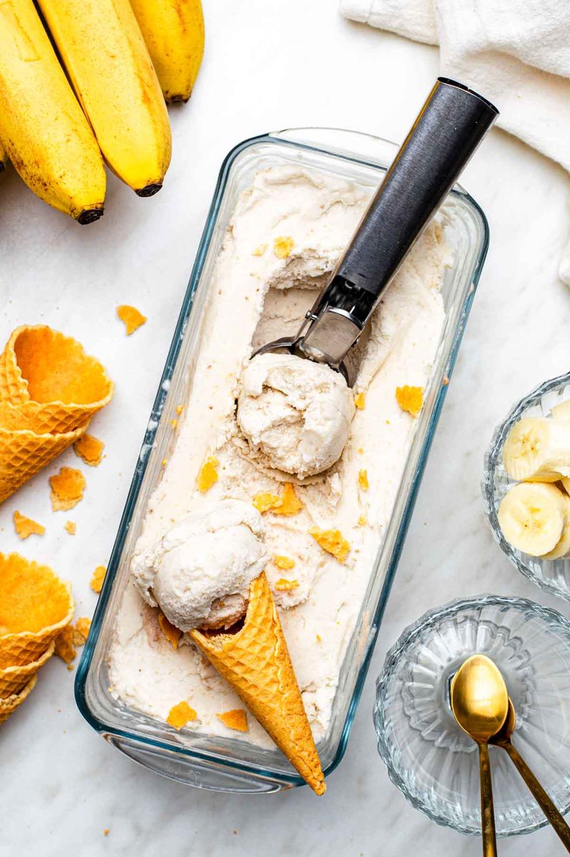 Frozen Banana Nice Cream