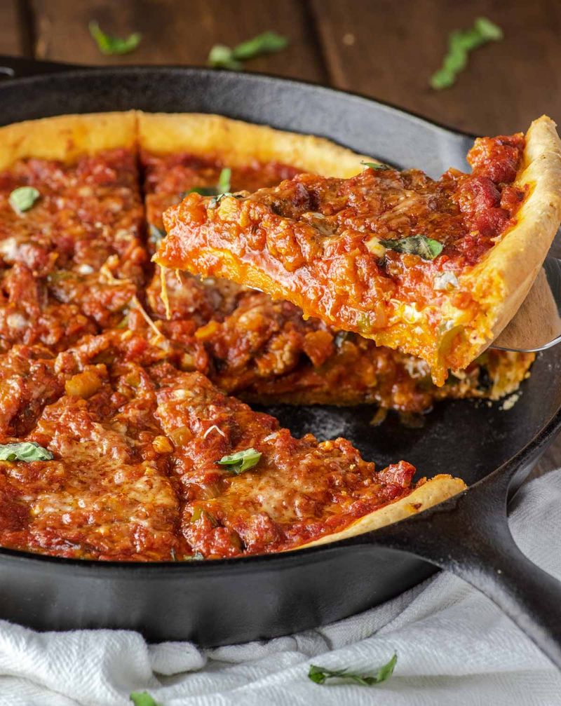 Deep-Dish Pizza from Chicago