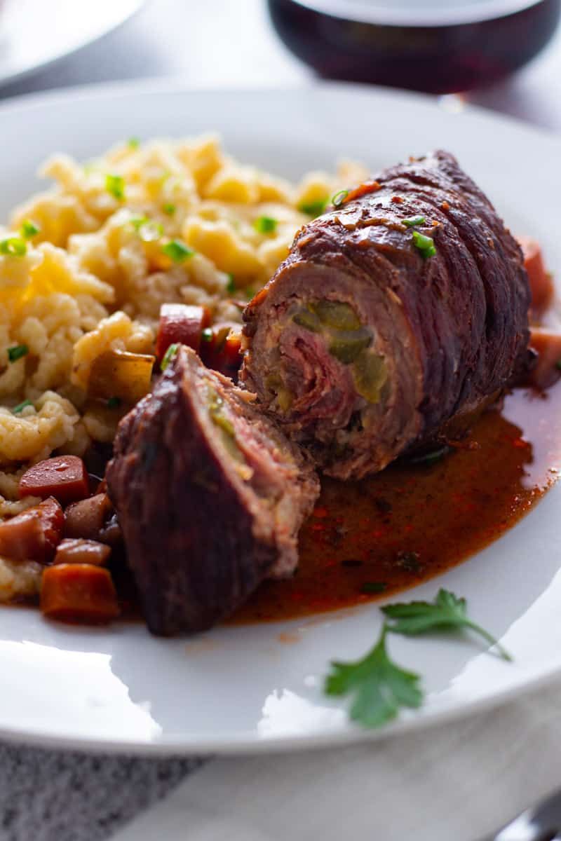Rollbraten vom Hähnchen (Chicken Roulade)