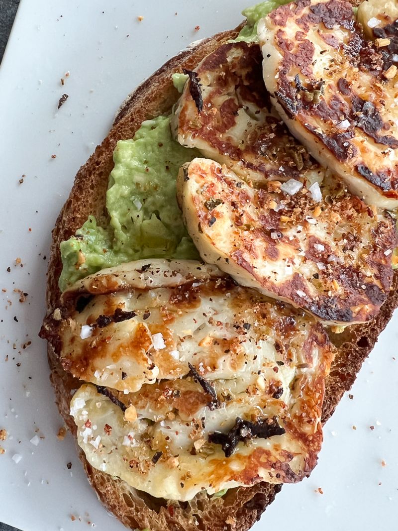 Halloumi and Avocado Toast