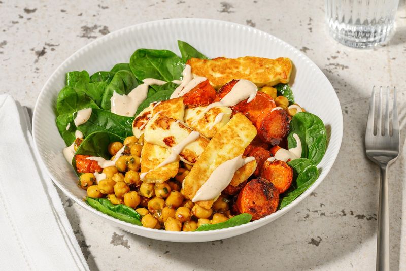 Halloumi Buddha Bowl